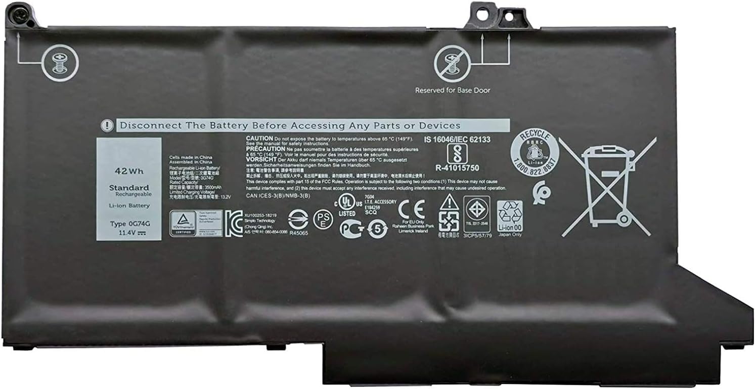 Batt Dell 0G74G